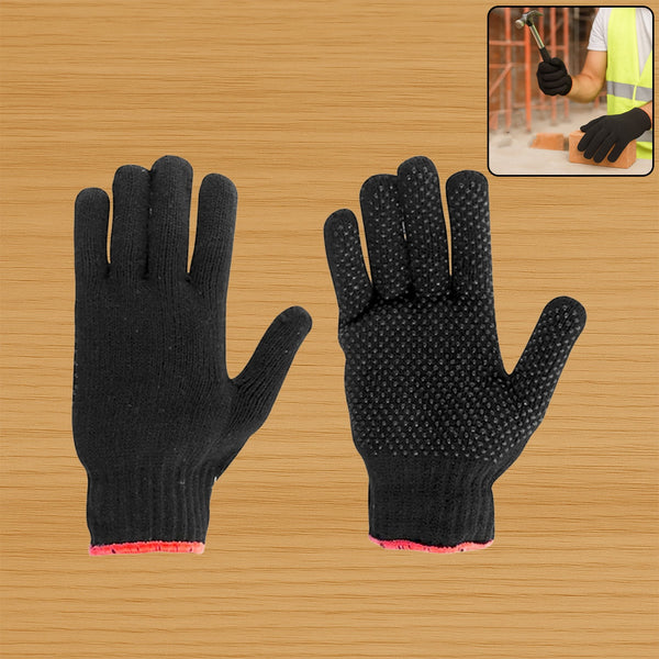 Cotton Polyester Mens Work Gloves