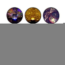 Star projector lamp with LED lights and USB connection