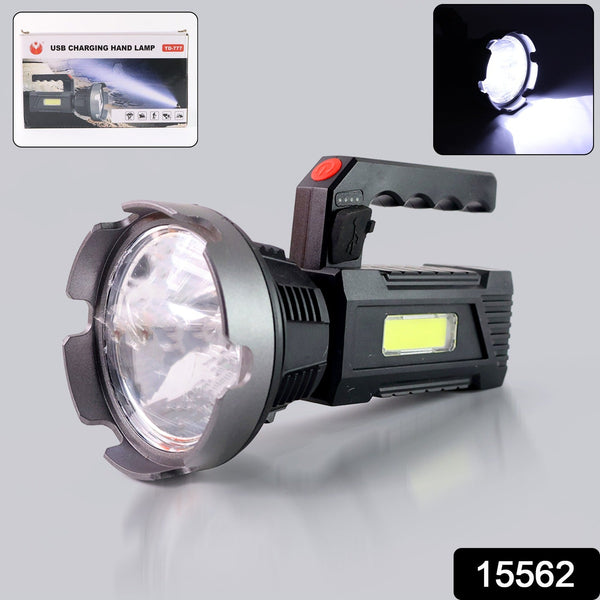 High-Power Rechargeable LED Flashlight with COB Panel
