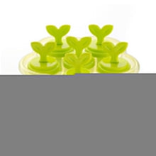 Ice candy maker with 6 cavities for homemade treats